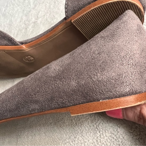 Mossimo Supply Co. Mohanna Gray Vegan Suede D'Orsay Ballet Flats 8.5 - Picture 9 of 12